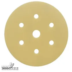 MP Schleifscheiben GoldPlus" Ø150mm 6/7-Loch Klett P120,100Stk. - AUSLAUF"