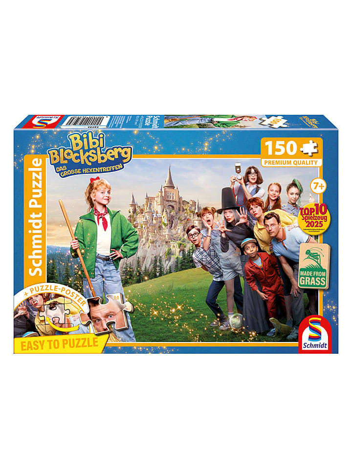 Schmidt Spiele 150tlg. Puzzle "Bibi Blocksberg - Das große Hexentreffen" - ab 7 Jahren - onesize