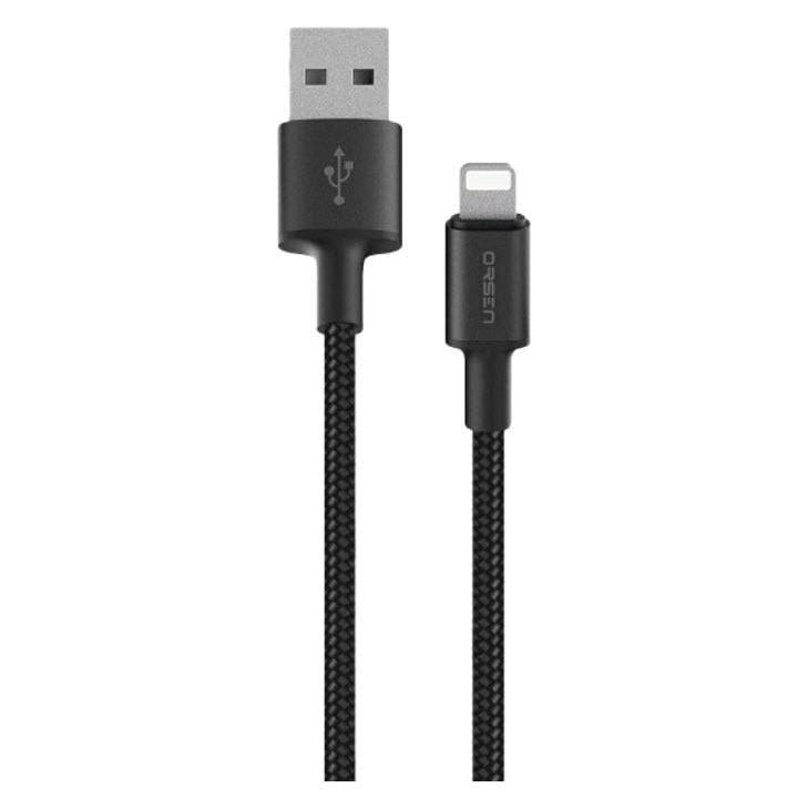 Orsen S9L USB A and Lightning 2.1A 1m black (1 m) (37059786)