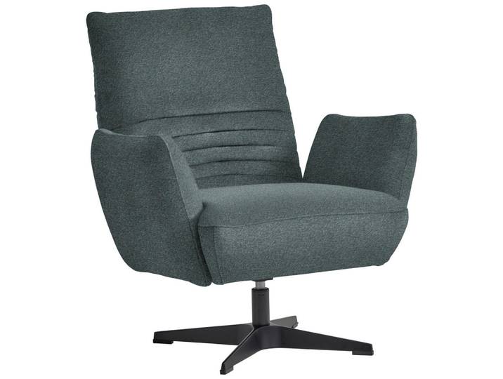 Dieter Knoll Sessel, Graublau, Metall, 60x94x86 cm, Stoffauswahl, Wohnzimmer, Sessel, Polstersessel