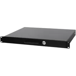 OMNITRONIC Rackschublade mit Schloss 1HE