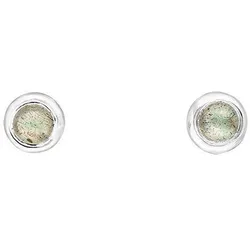 LEAF - OHRSTECKER PURE LABRADORIT - silber