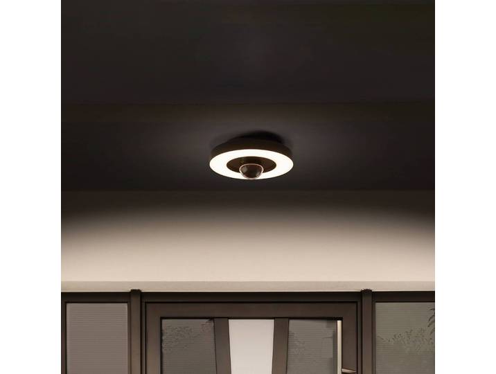 LEDVANCE SMART+ WiFi Circle Control lichtcamera Camera, dimbaar, zwart, Kunststof, Modern