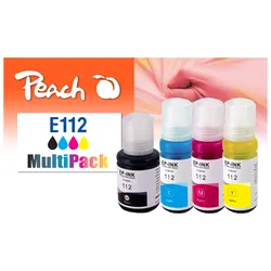 Peach Spar Pack Tintenpatronen kompatibel zu Epson No. 112