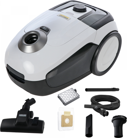 Karcher Kärcher VC 2 ERP  Bodenstaubsauger mit 2,8-l-Staubbeutel  ausgestattet mit HEPA-Filter  700 W