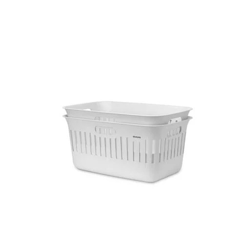 Brabantia Collect-It Wasmand set van 2, 40 liter, Wit