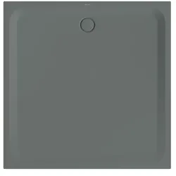 Bette quadrat Duschwanne „BetteUltra“ 1500 × 1500 mm ohne Oberflächenbeschichtung, ohne Oberflächenveredelung, ohne Wannenträger, in Smoke