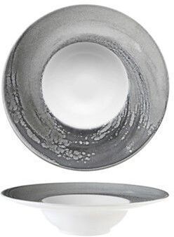 Tirolix Piatto Pasta 28 cm Vortice Grigio