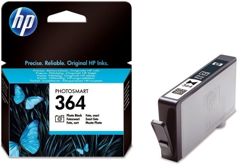 HP 364 (CB317EE) - Noir photo - Cartouche d'encre Noir photo