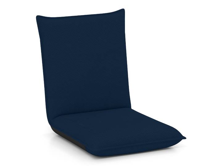Vloer Stoel Vloer Fauteuil Vloer Bank Verstelbare Gaming Stoel Comfortabele Rugleuning Marineblauw