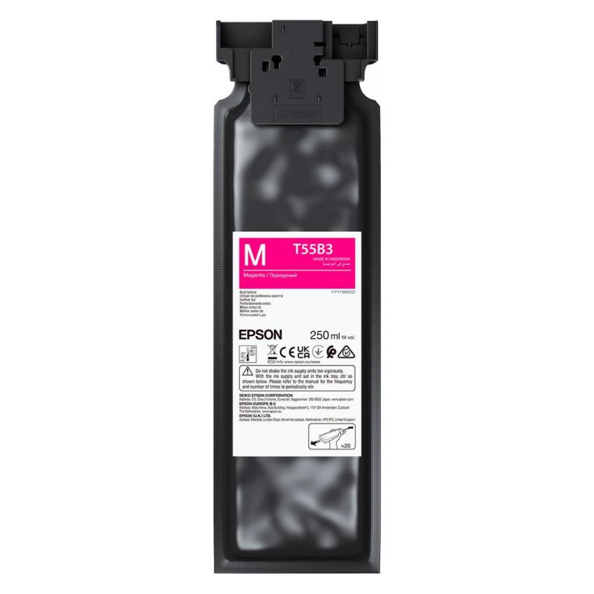 Epson UltraChrome DG2 T55B300 (250ml) | Ink Cartrige | Magenta (M) (C13T55B300)
