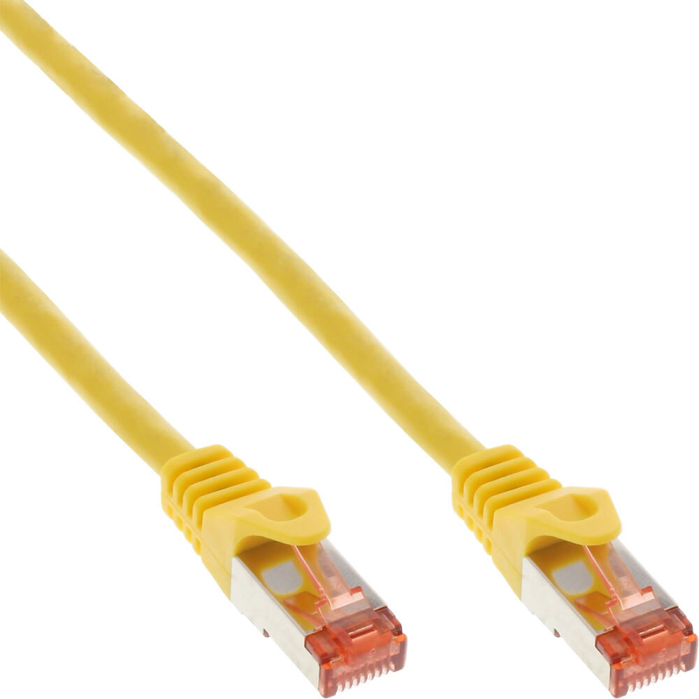 InLine Cat6 S/FTP Ethernet/LAN patchkabel, geel, 2 meter