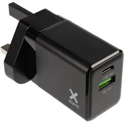 Xtorm VOLT TRAVEL FAST CHARGER (30W) (30 W, 1 Port), USB Ladegerät, Schwarz