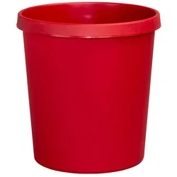 Helit Papierkorb mit Rand 18 L rot
