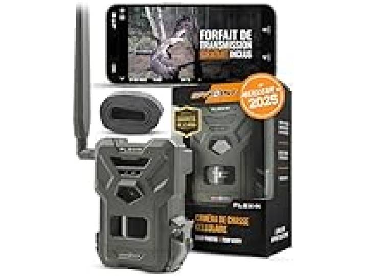 Spypoint Flex-M - Caméra de Surveillance cellulaire – Un Accessoire Indispensable pour Le repérage. sans Wi-FI, avec Vision Nocturne, détection de Mouvement, Photos 28 MP et vidéos 720p avec Son