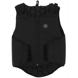 Ekkia Equitheme Rückenprotektor Hexaflex Junior Kinder schwarz, Größe: XL