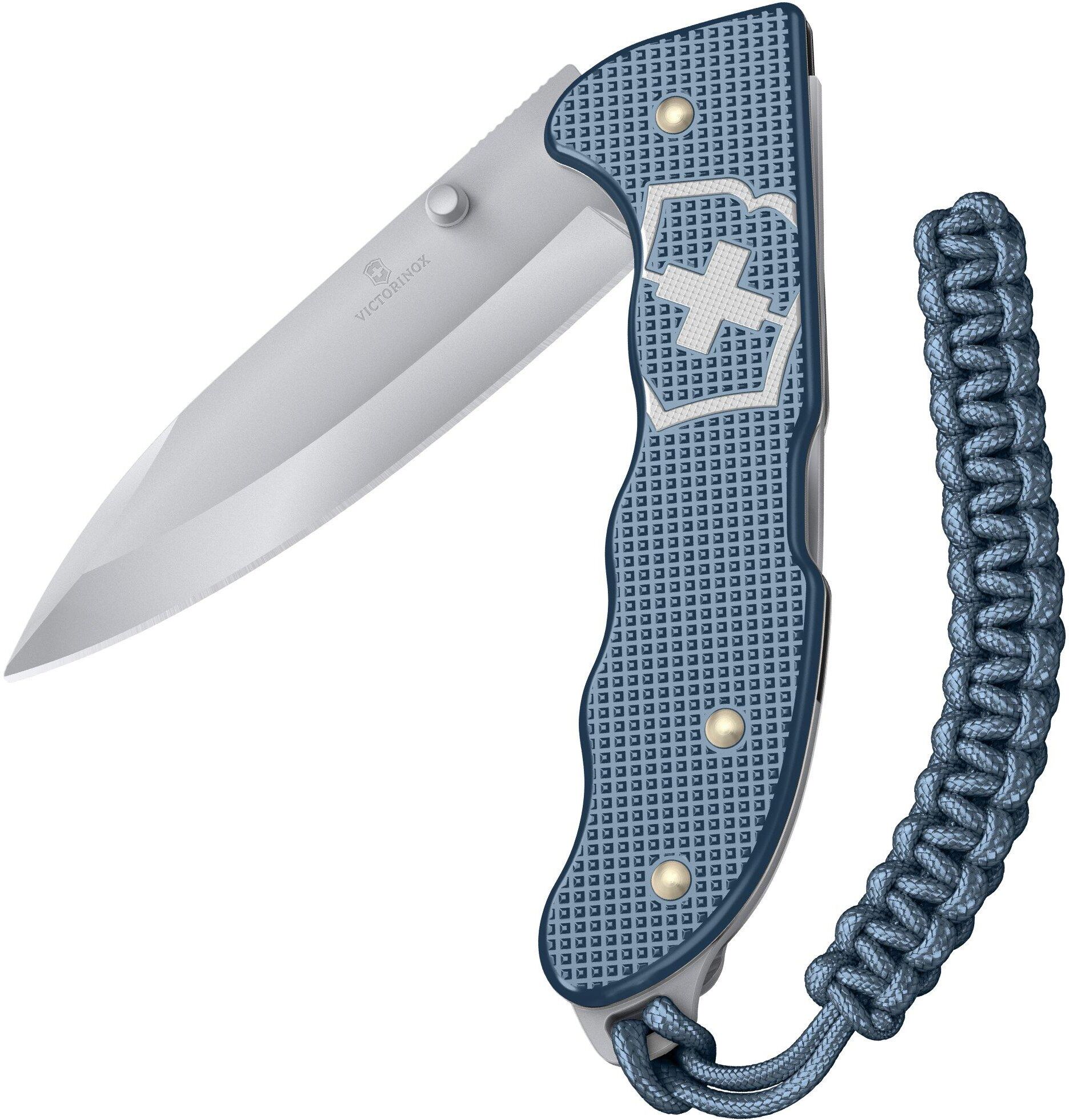Victorinox Evoke Alox Limited Edition 2026, 0.9415.L26, Glacial Blue, coltello da tasca