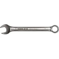 Bahco, Schraubenschlüssel, Gekröpfter 13-mm-Ring-Maulschlüssel aus Edelstahl, 150 mm (13 mm)