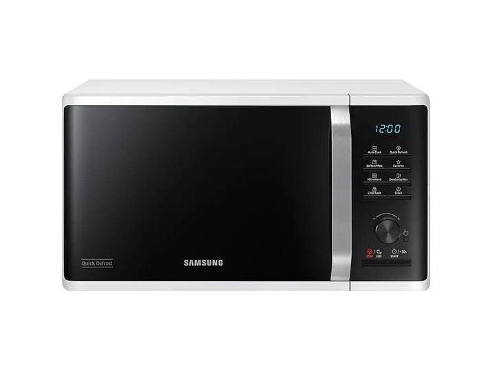 SAMSUNG Mikrowelle Grill MS23K3 , schwarz (silberfarben), B:48,9cm H:27,5cm T:37,4cm, Mikrowellen, Mikrowelle