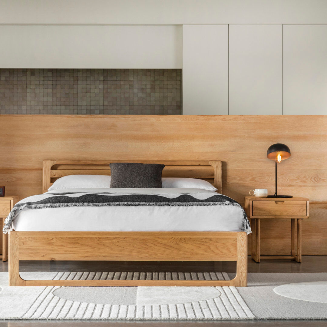 Union Rustic Gardnerville Bed Brown European Double (140 x 200cm)
