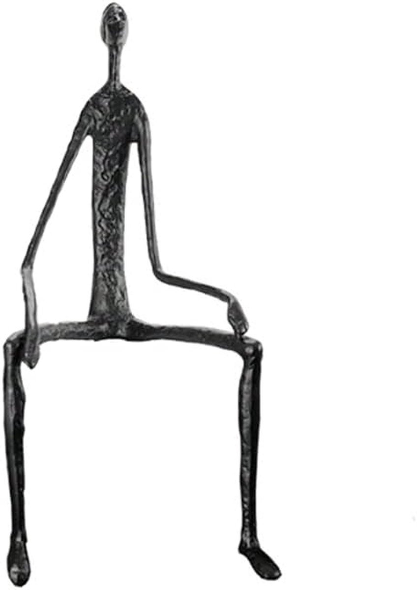 Moderne abstracte sculptuur voor op tafel - Uniek design object - Zwart