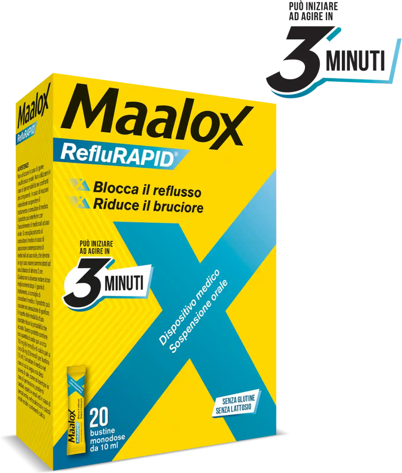 Opella Healthcare Maalox Reflurapid 20 bustine