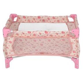 My Beautiful Dollsroom Puppen Klappbett Rosa Blume (62428447)