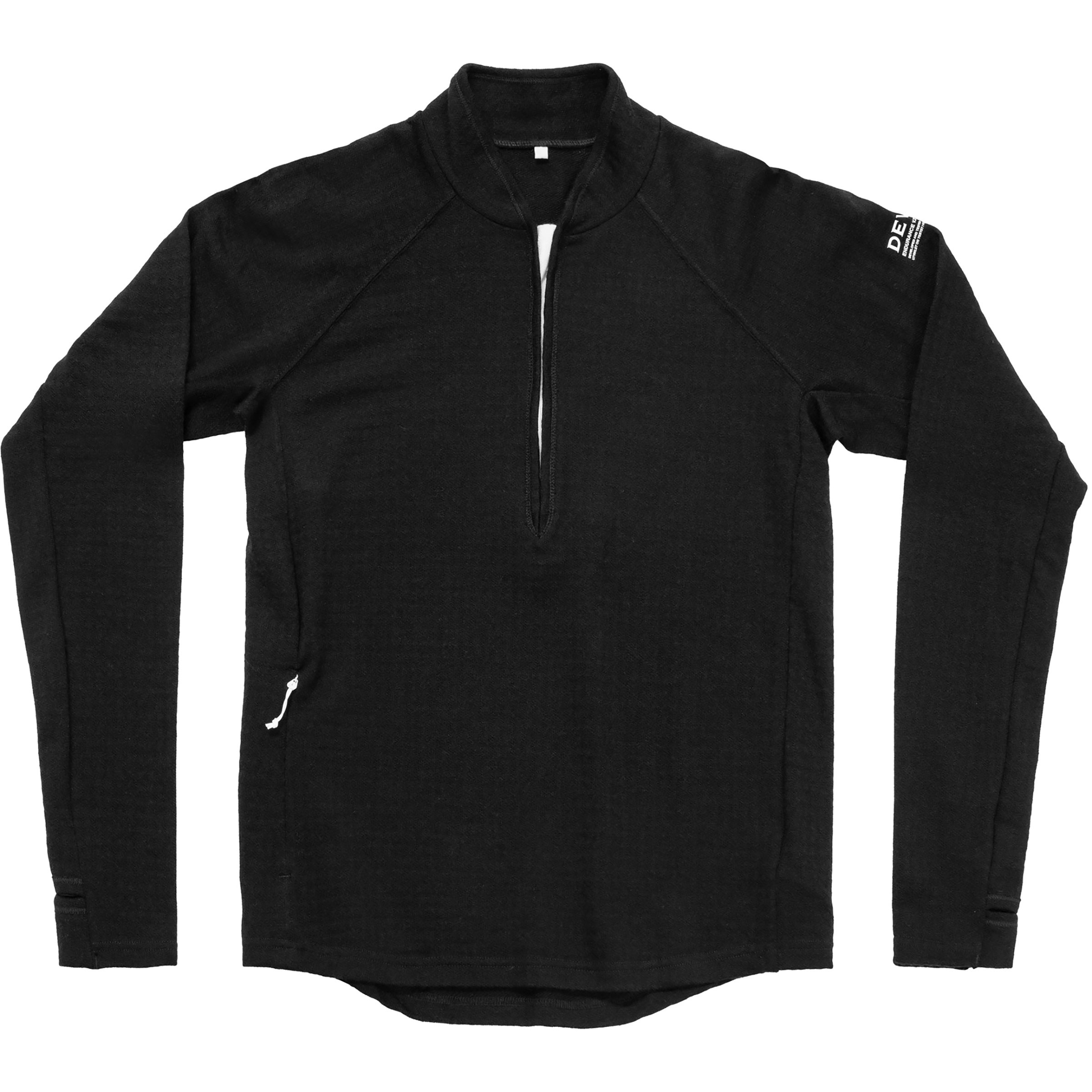 Devold Endurance Merino Zip Damen Longsleeves Merino schwarz Größe M Langlauf Klassik | Langlauf Skating Widerstandsfähig Merinowolle