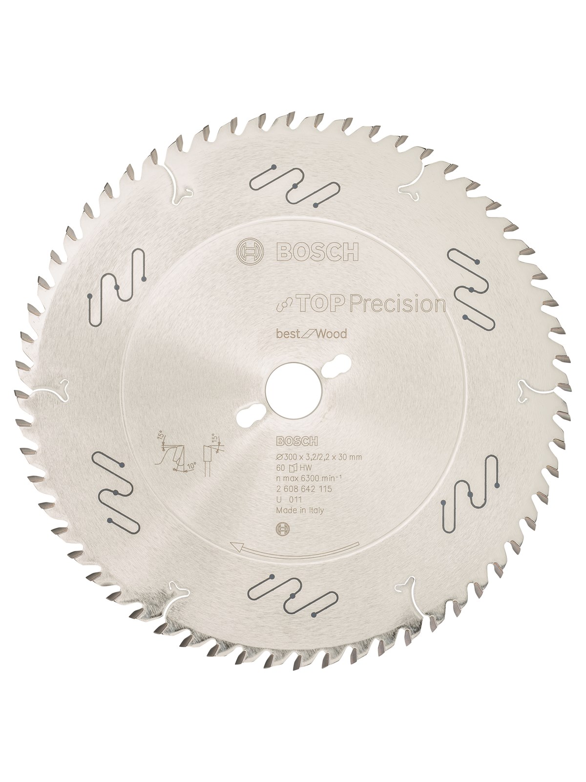 Bosch RUNDSAVKLINGE TOP PRECW 300X3.2X30MM 60T