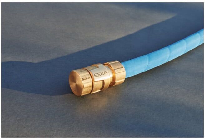 GEKA plus-Raccord mâle, système de raccordement, KTW, laiton brillant (46.1824.8)