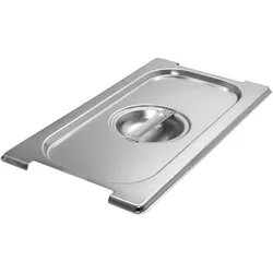 Airbrush-City GN 1/3 Deckel Abdeckung für GN-Behälter mit Fallgriff Edelstahl