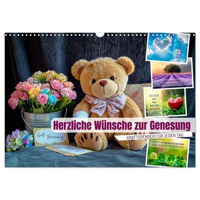 Herzliche Wünsche zur Genesung (Wandkalender 2027 DIN A3 quer), CALVENDO Monatskalender