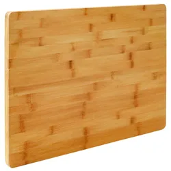 eyepower 2cm dickes XL Schneidebrett 50x35cm Bambus Holz Schneidbrett Holzbrett Küche