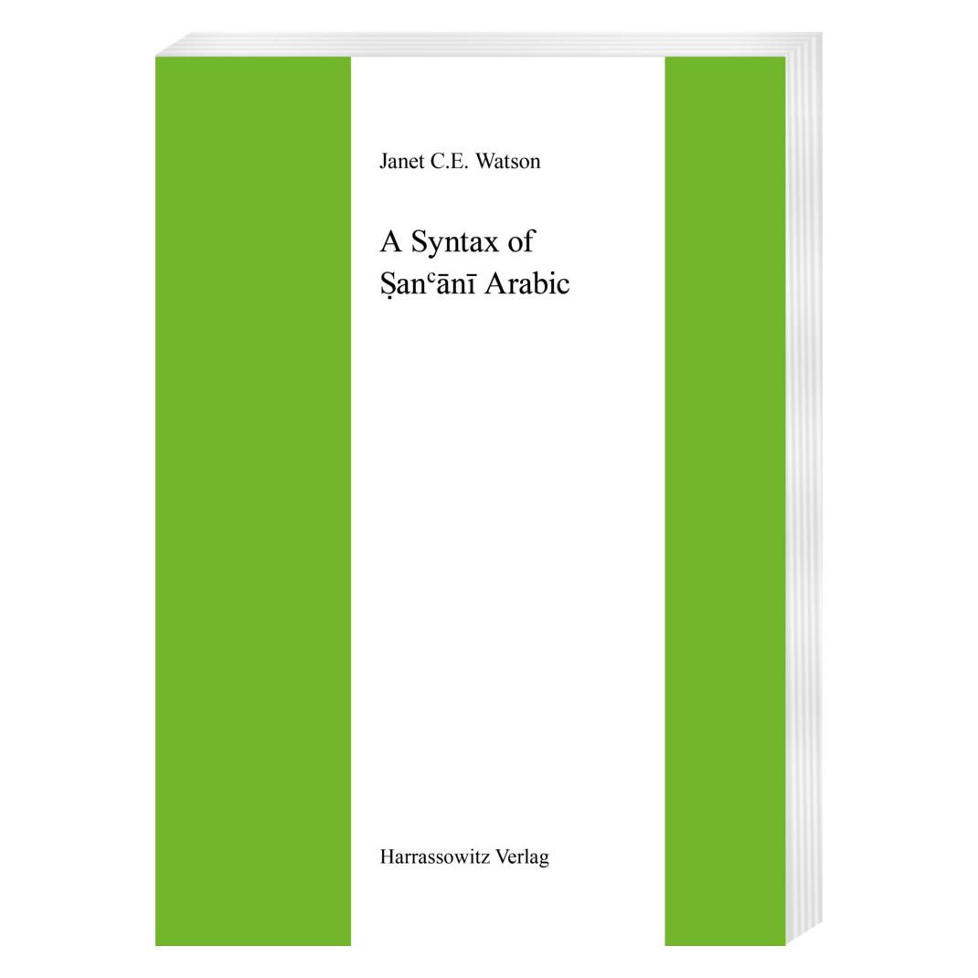 Harrassowitz A Syntax of San'ani Arabic (Englisch, Softcover, Janet C Watson) (56177731)
