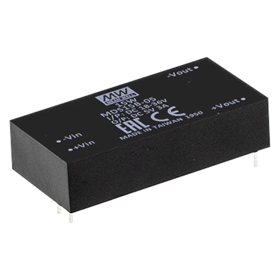 Mean Well DC/DC-Wandler (MDS15A-24)