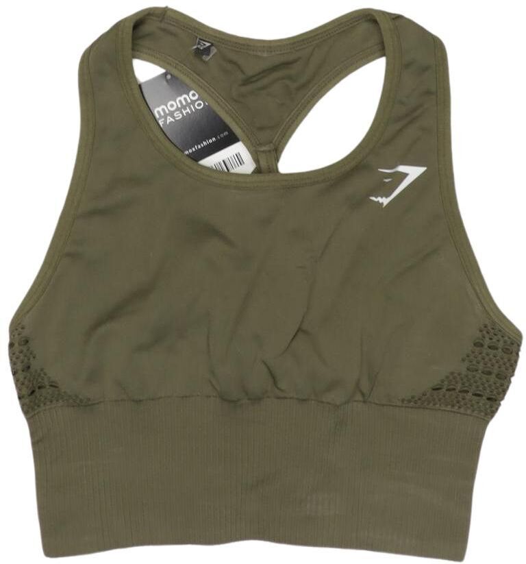 Gymshark Damen Top, Grün, Gr. 3Xs, kein / Etikett - Second Hand