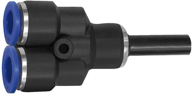 Riegler Raccord en Y, embout mâle 4 mm « Série bleue », Ø tuyau 4 (142.004-K)