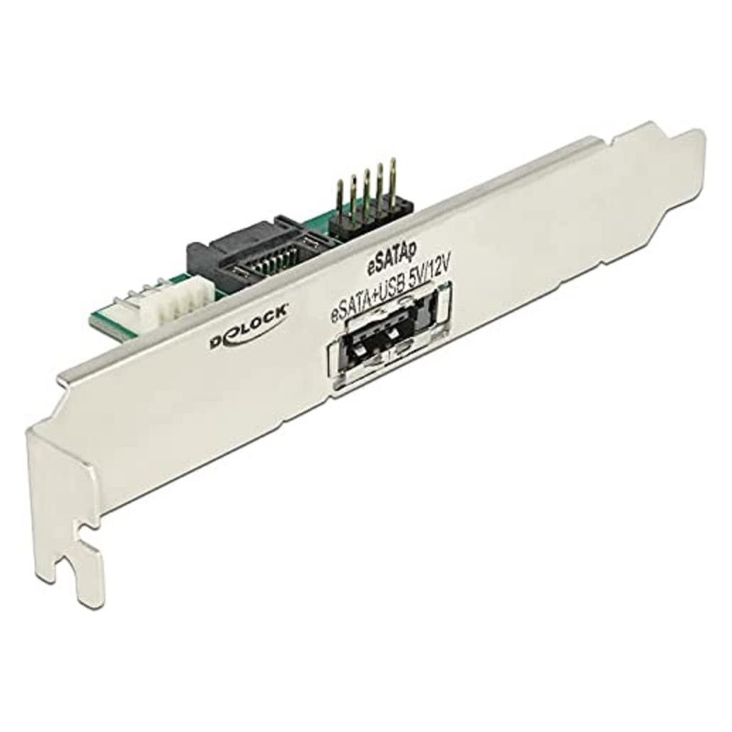 Delock Slotblech 1 x eSATApd 5 V / 12 V (49 cm, eSATA) (63921)
