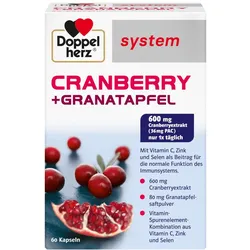 Doppelherz system CRANBERRY+GRANATAPFEL 60 St Kapseln