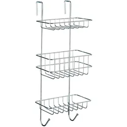 WENKO Badregal Revigo Stahl Silber Chrom