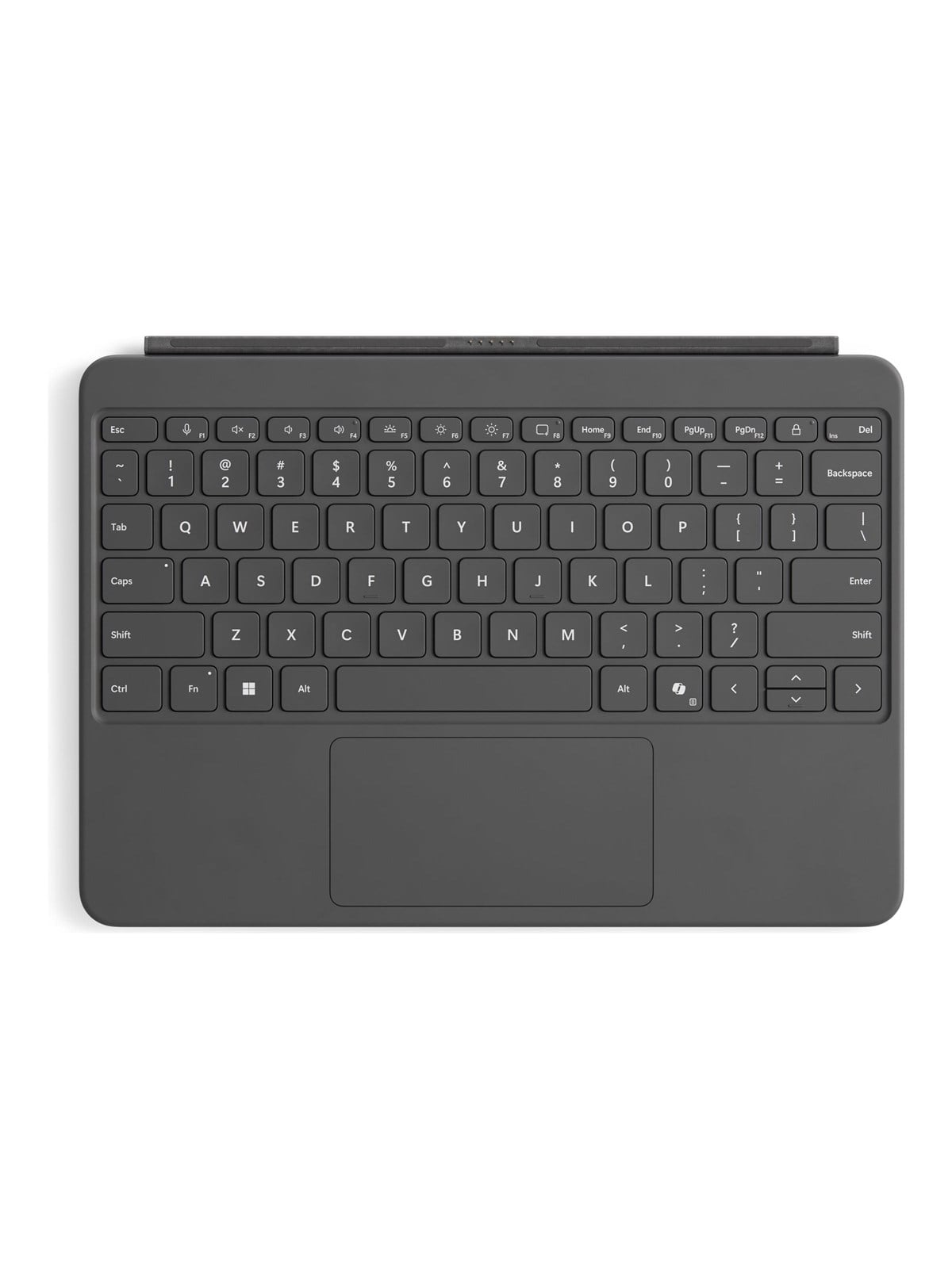 Microsoft Surface Pro Keyboard - 12-inch - keyboard - with touchpad accelerometer - QWERTZ - German - slate Input Device - Tastatur - Deutsch - Grau