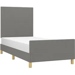 vidaXL, Bett, Caveno (Block mit Quadraten) (90 x 190 cm)