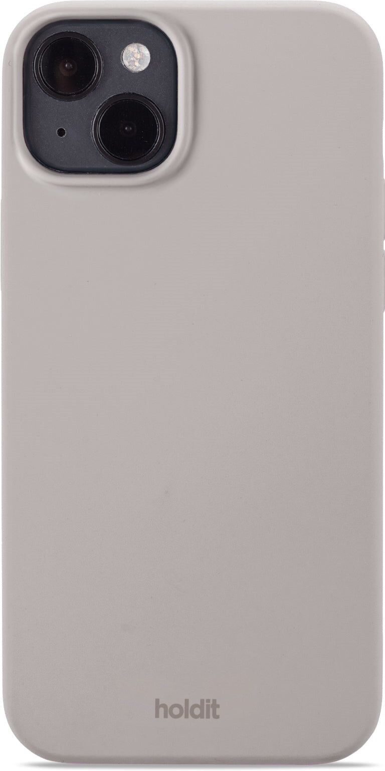 Holdit iPhone 15 Plus Soft Touch Silikone Cover - Taupe