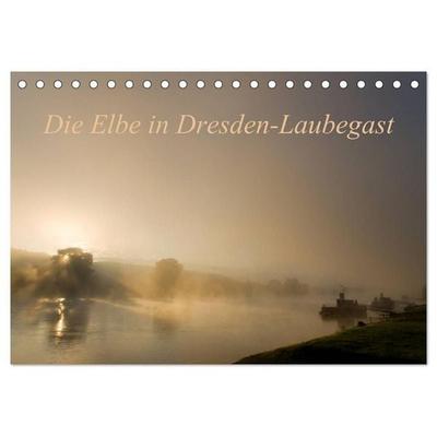 Die Elbe in Dresden-Laubegast (Tischkalender 2027 DIN A5 quer), CALVENDO Monatskalender