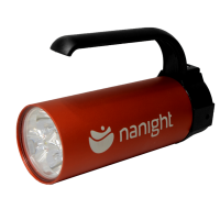 Nanight - Tauchlampe Sport 2 mit Ladeanschluss - Farbe: Rot