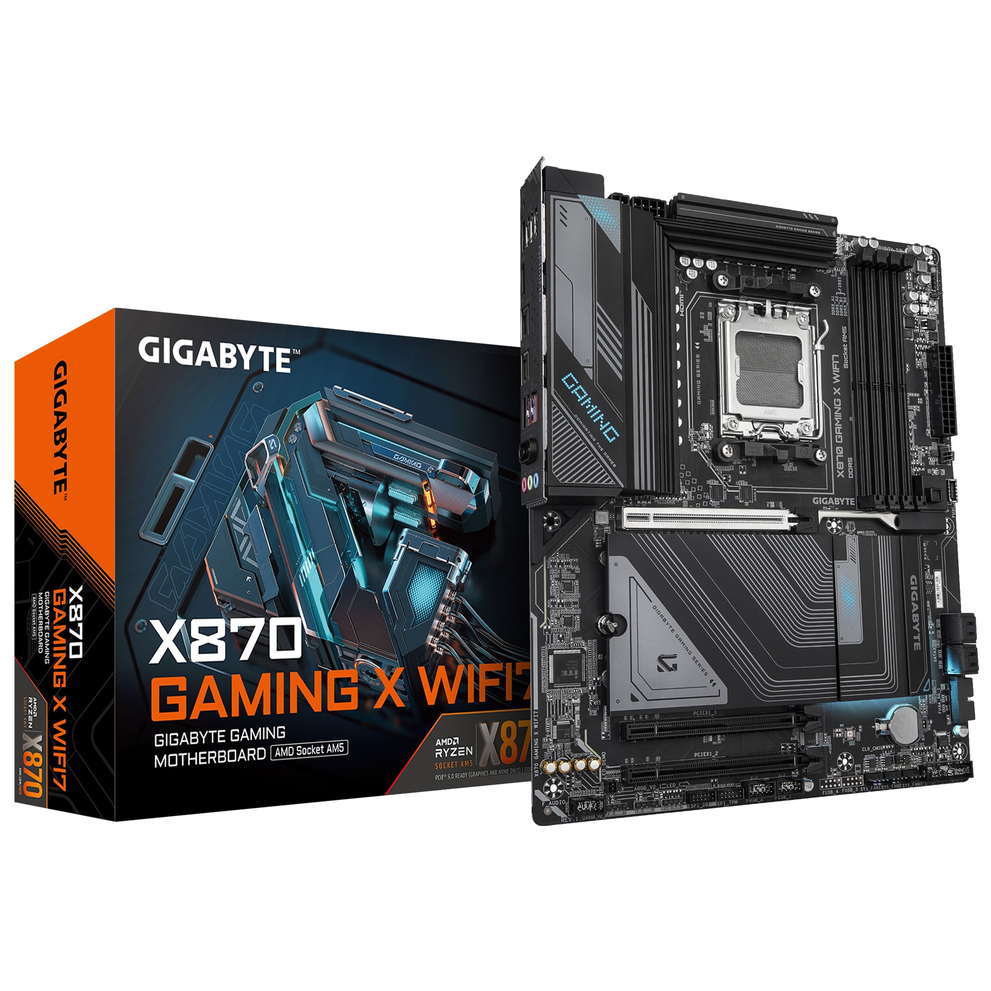 GIGABYTE X870 GAMING X WIFI7 ATX Mainboard - Sockel AM5