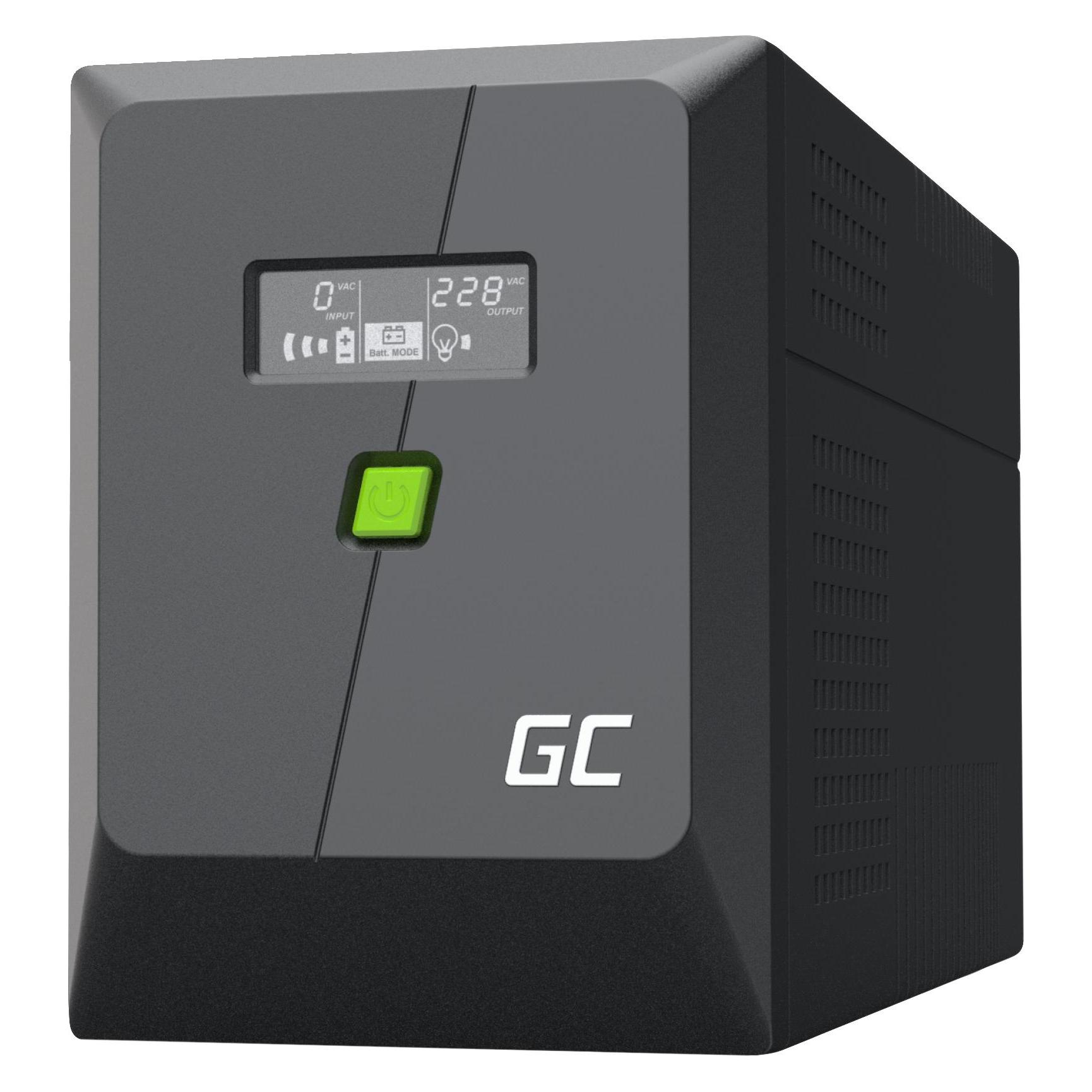 GreenCell Green Cell Ups Powerproof 900w/1500va Modyfikowana Sinusoida (1500 VA, 900 W, Line-Interaktiv USV) (UPSLM900)