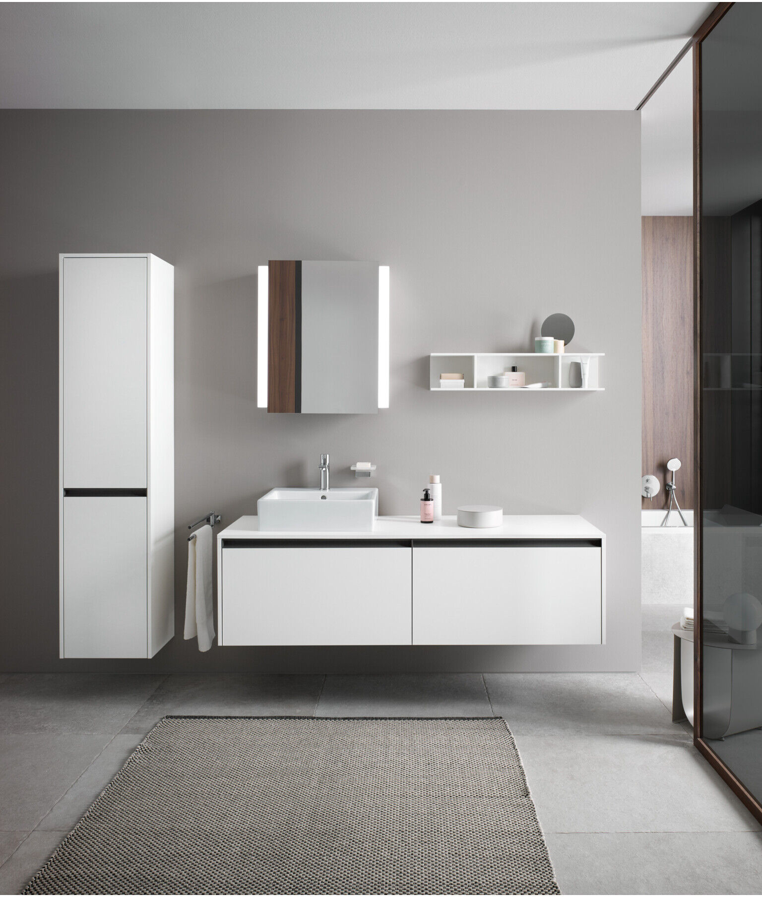 Duravit Spiegelschrank Ketho.2 60x15,7x70cm, LED, An r, o. Waschp.-Bel. (K27135R00000000)