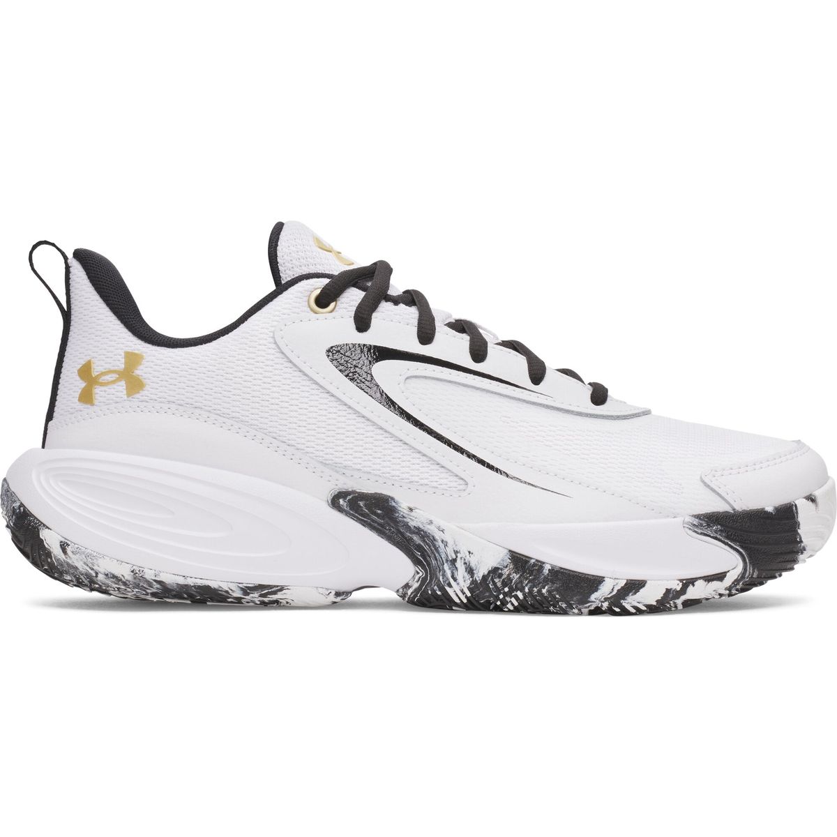 Under Armour Lockdown 8 white metallic gold (100) 10/11.5 6009400-100-10/11.5