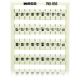 WAGO GmbH &amp; Co. KG WMB-Beschriftungskarte 793-650